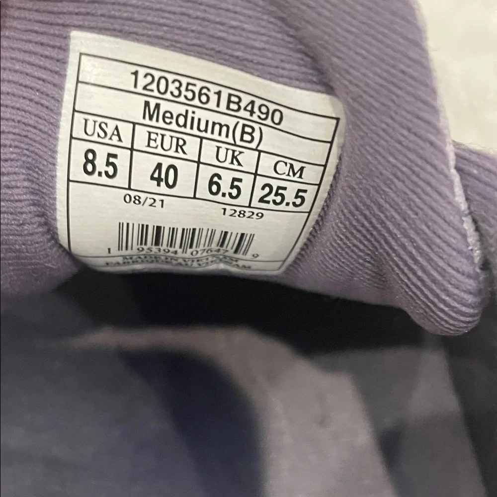 Brooks Ghost 14 Running Shoes Purple and Peach accents in color. - Picture 5 of 7